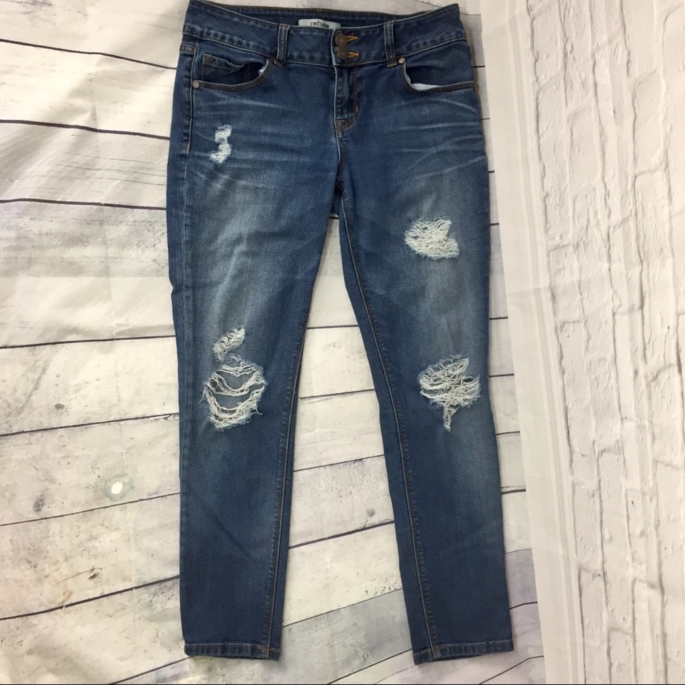Distressed ripped ankle size 6 jeans - Picture 1 of 3